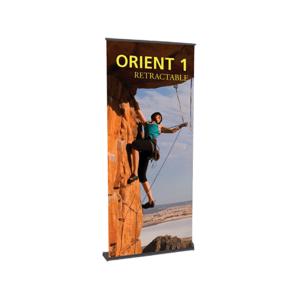 Orient retractable 920 banner stand Black