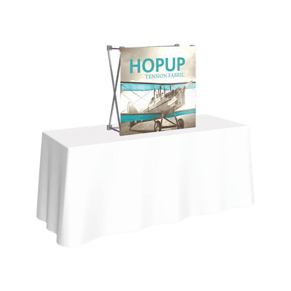 Hopup-2point5ft-straight-tabletop-tension-fabric-display_front-graphic-left
