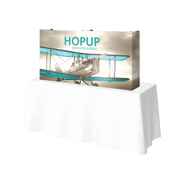 Hopup-5ft-straight-tabletop-tension-fabric-display-ful-fitted-graphic-right