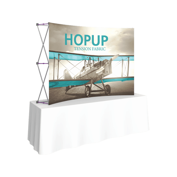 Hopup-7-5ft-curved-tabletop-tension-fabric-display_front-graphic-left