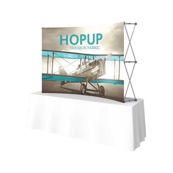 Hopup-7-5ft-curved-tabletop-tension-fabric-display_front-graphic-right