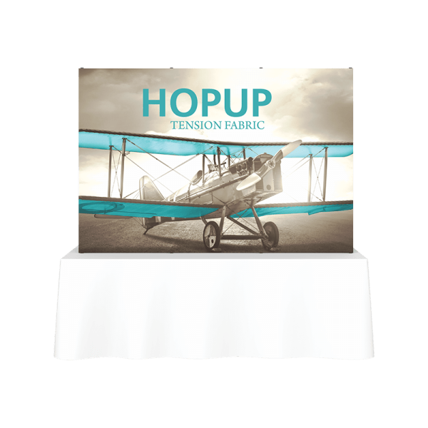 Hopup-7-5ft-straight-tabletop-tension-fabric-display_front-graphic-front