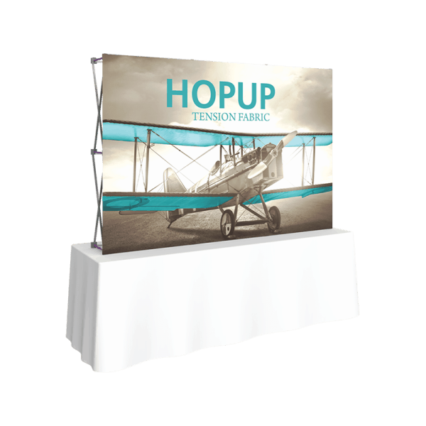 Hopup-7-5ft-straight-tabletop-tension-fabric-display_front-graphic-left