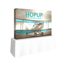 Hopup-7-5ft-straight-tabletop-tension-fabric-display_full-fitted-graphic-left