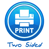 two sided print double