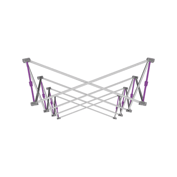 Hopup-2point5ft-curved-full-height-tension-fabric-display_frame-top
