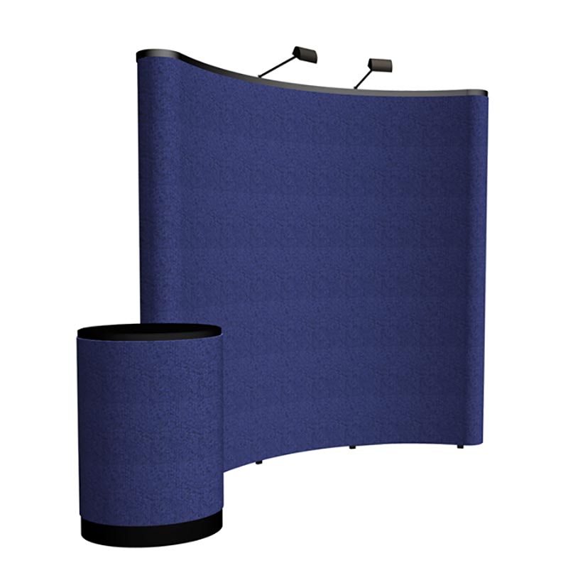 8' Curved Arise Full Fabric Panel Kit