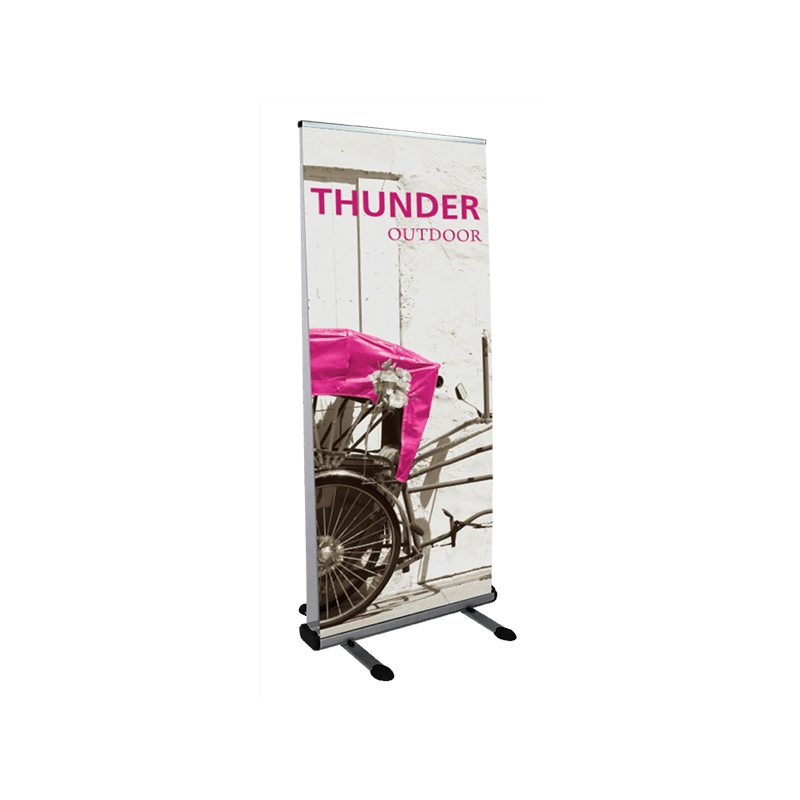 Thunder Outdoor Banner Stand (Double Sided) 33.5"