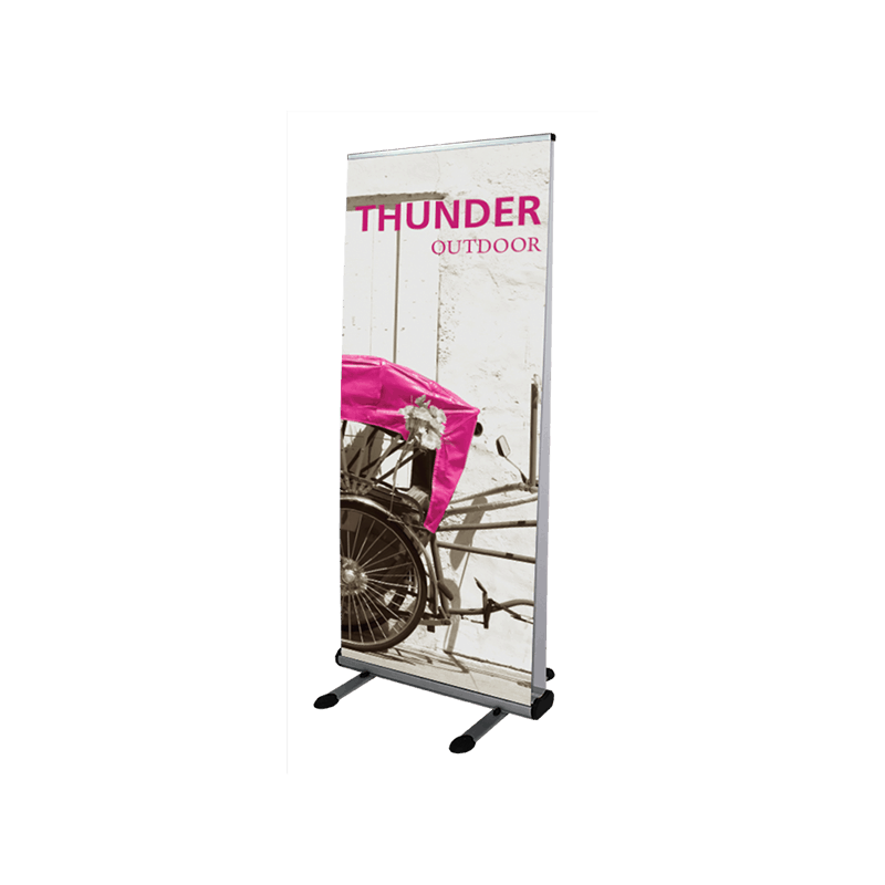 Thunder Outdoor Banner Stand (Double Sided) 33.5"