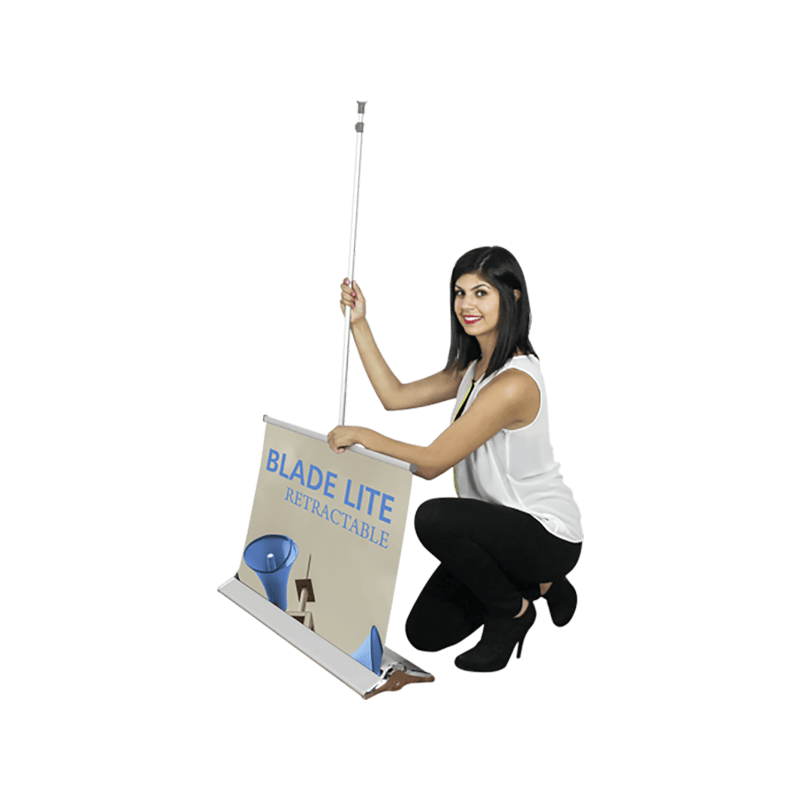 Blade Lite 600 Retractable Banner Stand - 23.5"W